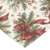 Nappe Rubans et noeuds de Noël de luxe (Angle)