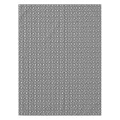 Nappe Rubans modernes de la moitié du siècle, gris, noir (Devant)