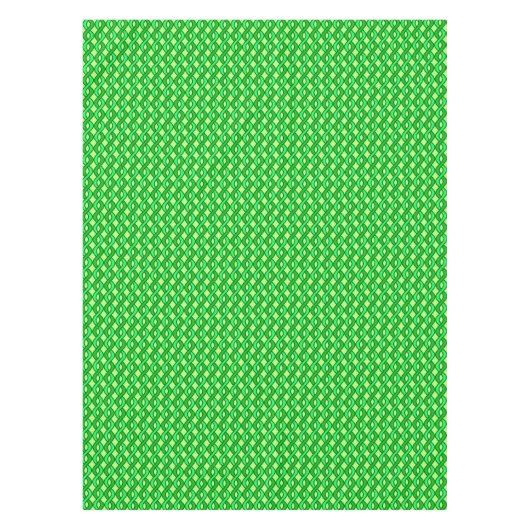 Nappe Rubans modernes du milieu du siècle, tons verts (Devant)