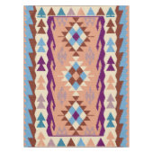 Nappe Rug coloré oriental Kilim (Devant)