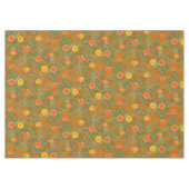 Nappe Rust Orange Mariage Vintage Floral (Devant (Horizontal))
