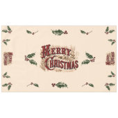 Nappe Rustic 1876 Merry Christmas (Devant (Horizontal))