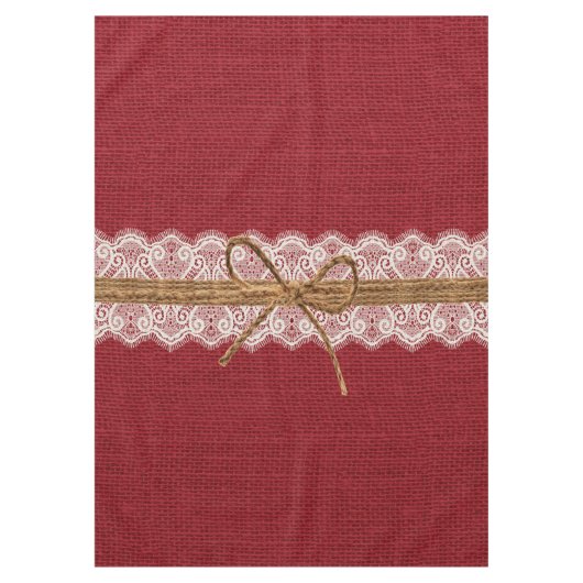 Nappe Rustic Barn Mariage Burlap Mariage de automne (Devant)