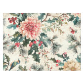 Nappe Rustic Bird et Poinsettia Motif de Noël (11) (Devant (Horizontal))