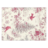Nappe Rustic Bird et Poinsettia Motif de Noël (17) (Devant (Horizontal))