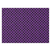 Nappe Rustic Checks, Purple and Black (Devant (Horizontal))