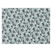Nappe Rustic Deer Head Bleu Floral Baby shower moderne (Devant (Horizontal))