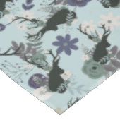 Nappe Rustic Deer Head Bleu Floral Baby shower moderne (Angle)