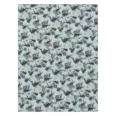 Nappe Rustic Deer Head Bleu Floral Baby shower moderne (Devant)