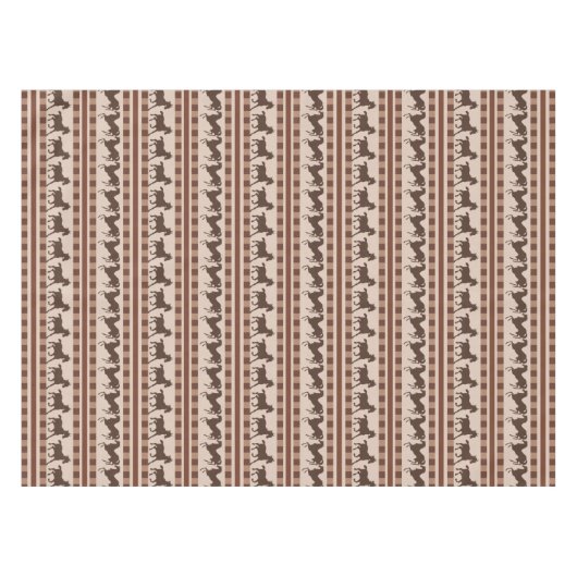 Nappe Rustic Galloping Horse Motif (Devant (Horizontal))