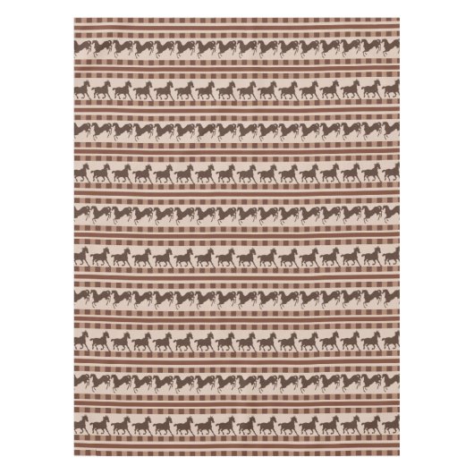 Nappe Rustic Galloping Horse Motif (Devant)