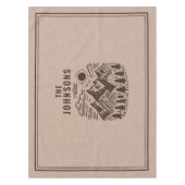 Nappe Rustic Modern Mountains Custom (Devant)