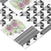 Nappe Rustic, patchwork, rose (Angle)