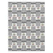 Nappe Rustic, patchwork, rose (Devant)