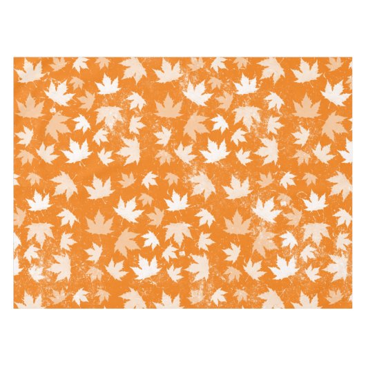 Nappe Rustique Automne Feuilles Motif (Devant (Horizontal))
