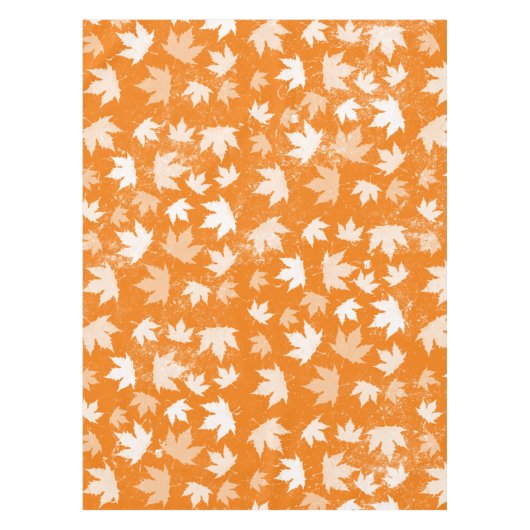 Nappe Rustique Automne Feuilles Motif (Devant)