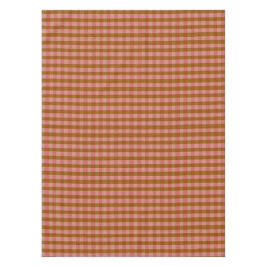 Nappe Rustique Automne Plaid Motif géométrique (Devant)