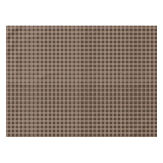Nappe Rustique Brown En vichy Cabine Lodge Tablecloth Au (Devant (Horizontal))
