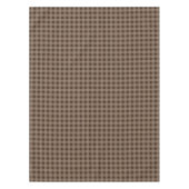 Nappe Rustique Brown En vichy Cabine Lodge Tablecloth Au (Devant)