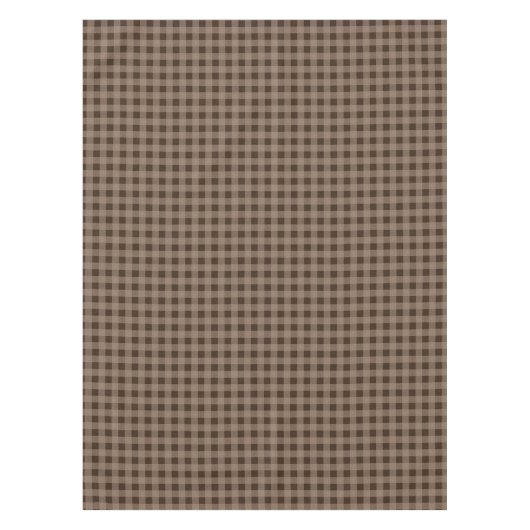 Nappe Rustique Brown En vichy Cabine Lodge Tablecloth Au (Devant)