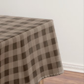 Nappe Rustique Brown En vichy Cabine Lodge Tablecloth Au (In Situ)