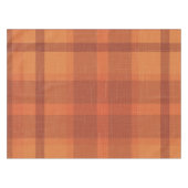 Nappe Rustique Orange Automne Plaid Tartan Enveloppement (Devant (Horizontal))