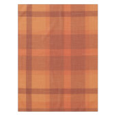 Nappe Rustique Orange Automne Plaid Tartan Enveloppement (Devant)