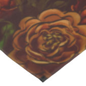 Nappe Rustique Orange Noir Élégant Mariage Invitation (Angle)