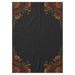 Nappe Rustique Orange Noir Élégant Mariage Invitation