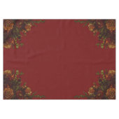 Nappe Rustique Orange Red Fall Élégant Mariage gothique (Devant (Horizontal))