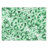 Nappe Rustique ou non, blanc vert bizarre entrelacé déco (Devant (Horizontal))