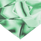 Nappe Rustique ou non, blanc vert bizarre entrelacé déco (Angle)