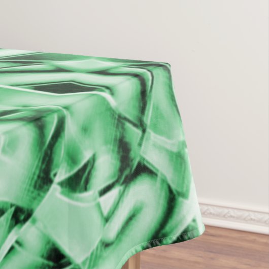 Nappe Rustique ou non, blanc vert bizarre entrelacé déco (In Situ)