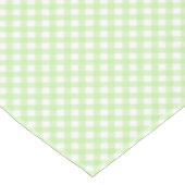 Nappe Rustique, Pastel Green En vichy Motif (Angle)