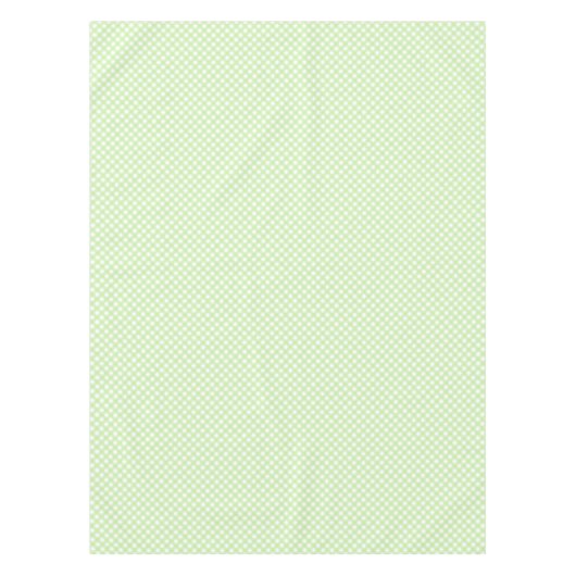 Nappe Rustique, Pastel Green En vichy Motif (Devant)