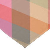 Nappe Rustique Terme Géométrique Plaid Tons Chauds Motif (Angle)