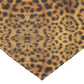Nappe Safari animal sauvage papier noir et brun guépard (Angle)