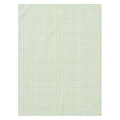 Nappe Sage and White Buffalo Plaid Gingham (Devant)