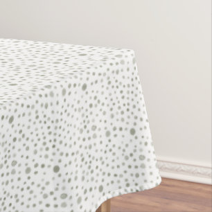 Nappe Sage Confetti Aquarelle points de table