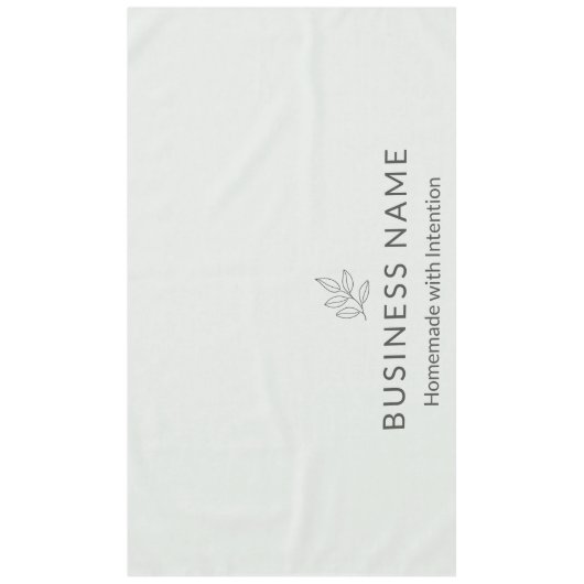 Nappe Sage Green Botanical Logo Display Minimalist  (Devant)