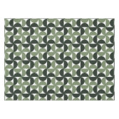 Nappe Sage Green Mid Century Motif moderne (Devant (Horizontal))