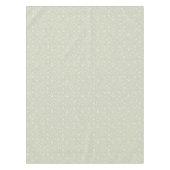 Nappe Sage Green Vintage Tablecloth  (Devant)