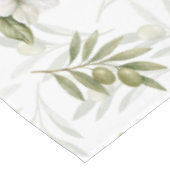 Nappe Sage Olives Aquarelle Chic Intemporel (Angle)