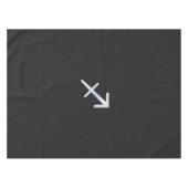 Nappe Sagittarius moderne Zodiac Sign on Snake Skin (Devant (Horizontal))