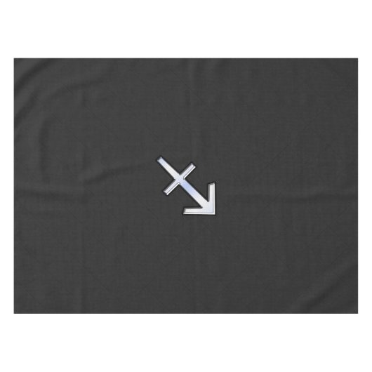 Nappe Sagittarius moderne Zodiac Sign on Snake Skin (Devant (Horizontal))