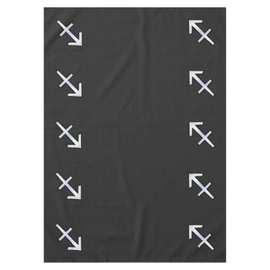 Nappe Sagittarius moderne Zodiac Sign on Snake Skin (Devant)