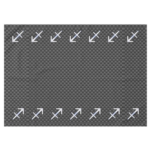 Nappe Sagittarius SIGNE Zodiaque Style fibre de carbone (Devant (Horizontal))