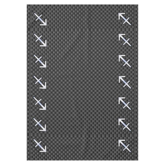 Nappe Sagittarius SIGNE Zodiaque Style fibre de carbone (Devant)
