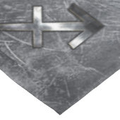 Nappe Sagittarius Zodiac Dans Grunge Revêtement d'acier  (Angle)