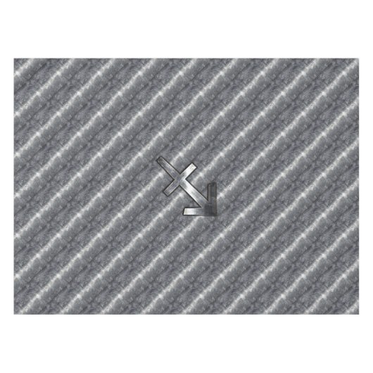 Nappe Sagittarius Zodiac Dans Grunge Revêtement d'acier  (Devant (Horizontal))